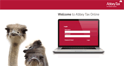 Desktop Screenshot of abbeytaxonline.co.uk
